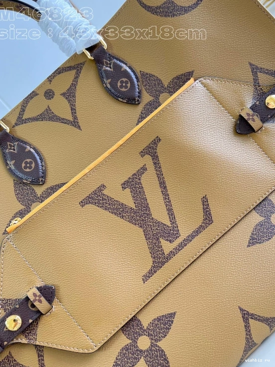 WIS ONTHEGO TOTE Voyage BAG-43*33*18.5cm VUITTON LOUIS 0214